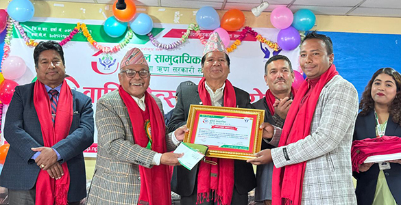 Members honoured at the 27th anniversary programme